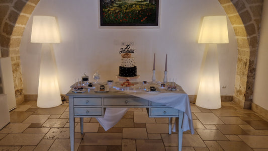 Allestimento 70 anni donna. Da preventivare