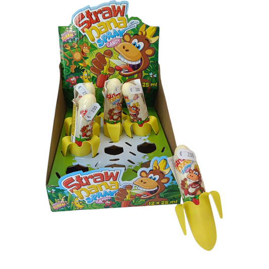 Sweet Flash Strawnana spray candy