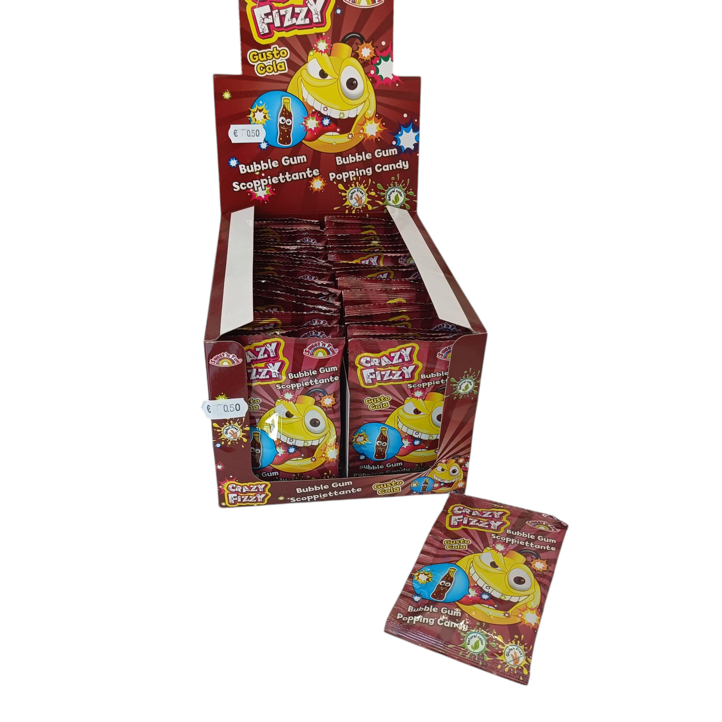 Crazy Fizzy bubble gum scoppiettante