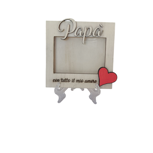 Portafoto di Legno Personalizzato