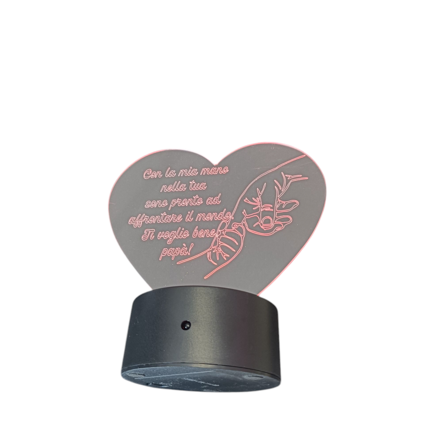 Lampada effetto 3D Personalizzata